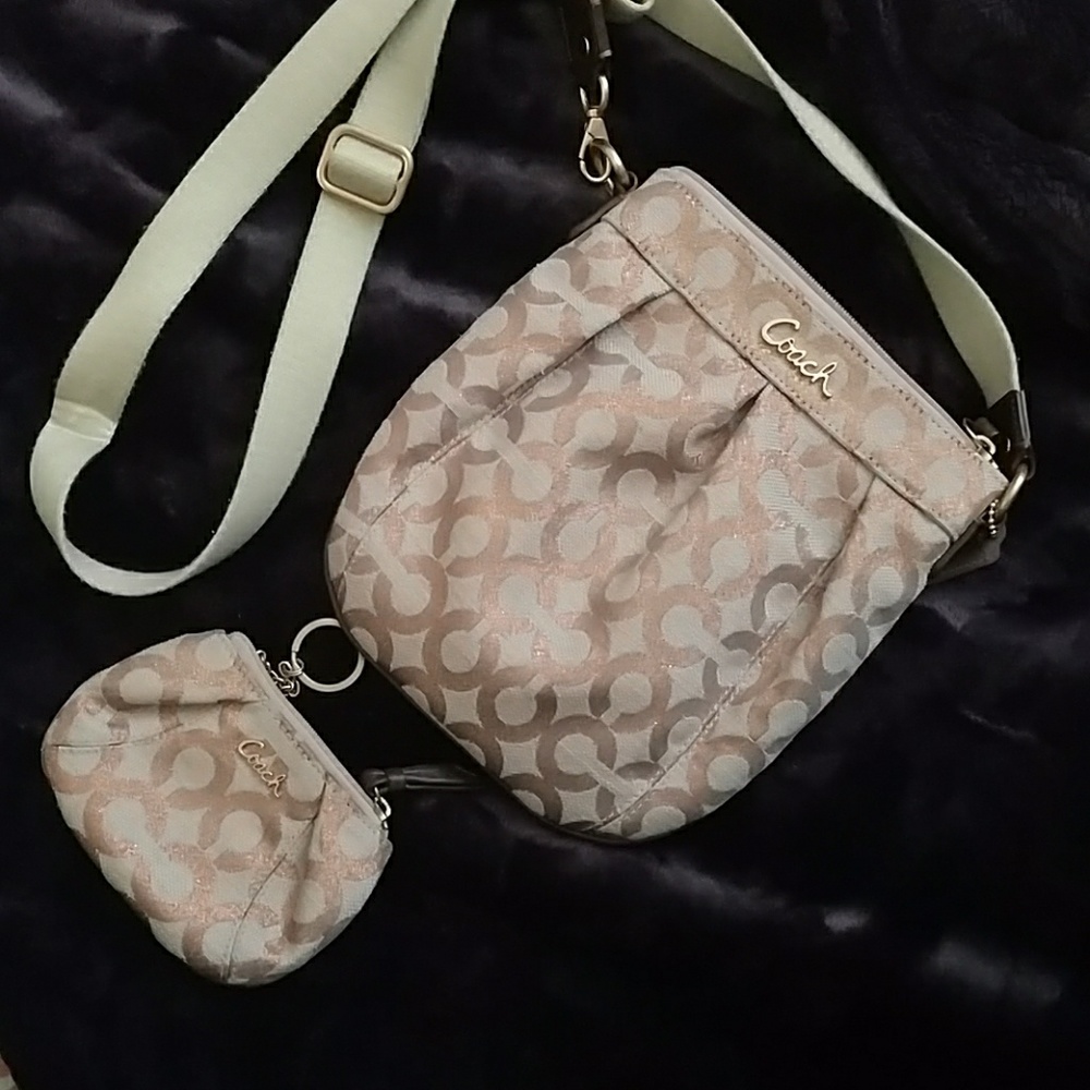 COACH crossbody with matching wallet